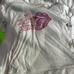 Rolling Stones Womens White T-Shirt